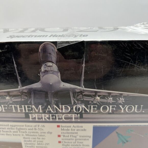 VINTAGE 1993 MiG-29 Spectrum Holobyte Computer Wargame PC Game Sealed New - Picture 7 of 15